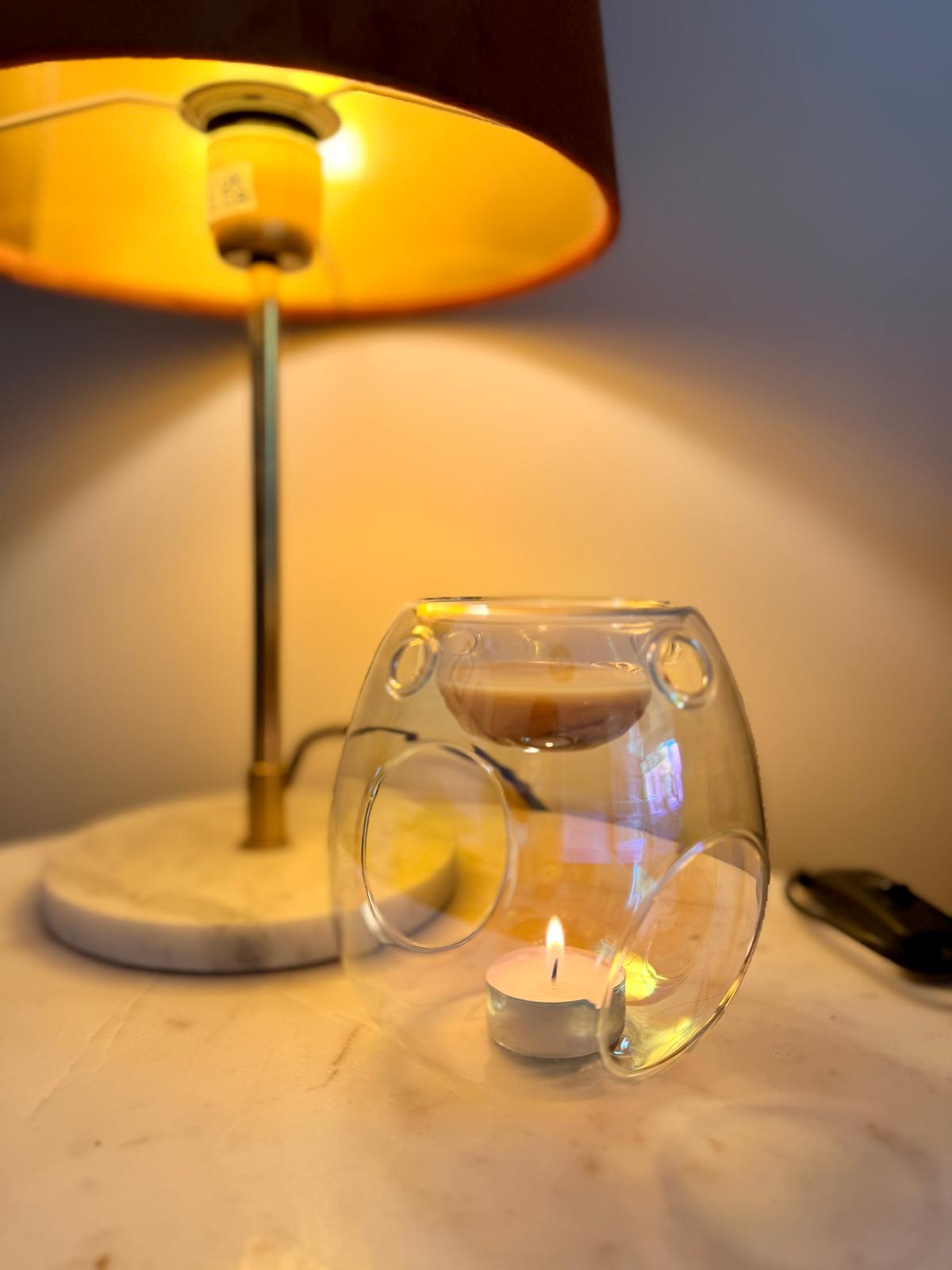 Pearl Glass Wax Melt Burner